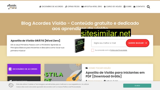 acordesviolao.com.br alternative sites