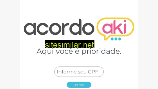 acordoaki.com.br alternative sites