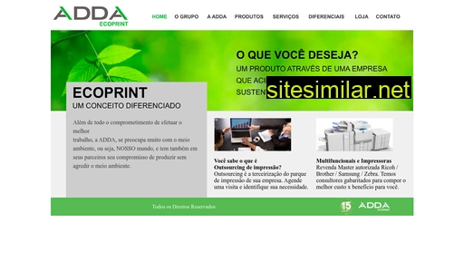 addaecoprint.com.br alternative sites