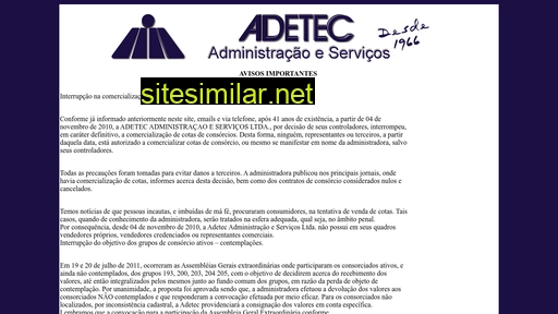 adetec.com.br alternative sites