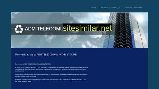 admtelecom.com.br alternative sites