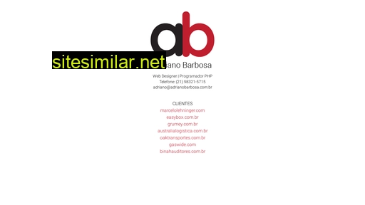 adrianobarbosa.com.br alternative sites