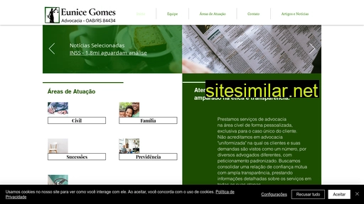 adveunicegomes.com.br alternative sites