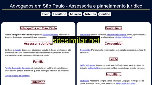 advogadosemsaopaulo.adv.br alternative sites