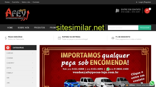 afeypecas-loja.com.br alternative sites