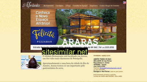 afraniorestaurante.com.br alternative sites