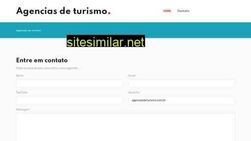 agenciasdeturismo.com.br alternative sites