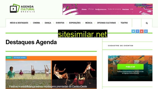 agendaculturalbrasilia.art.br alternative sites