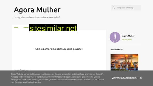 agoramulher.com.br alternative sites