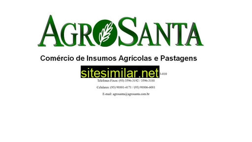 agrosanta.com.br alternative sites