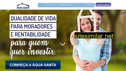 aguasantaconstrutora.com.br alternative sites