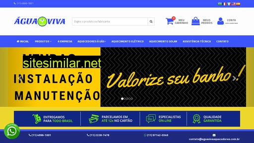 aguavivaaquecedores.com.br alternative sites