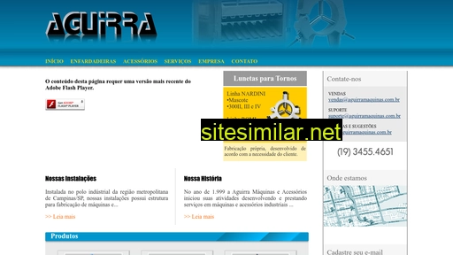 aguirramaquinas.com.br alternative sites