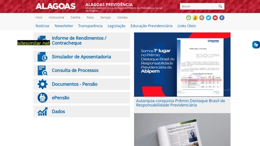 alagoasprevidencia.al.gov.br alternative sites