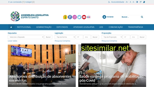 al.es.gov.br alternative sites
