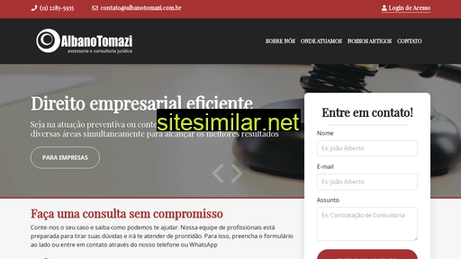 albanotomazi.com.br alternative sites