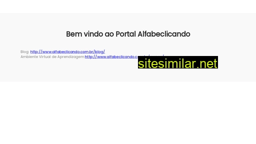 alfabeclicando.com.br alternative sites