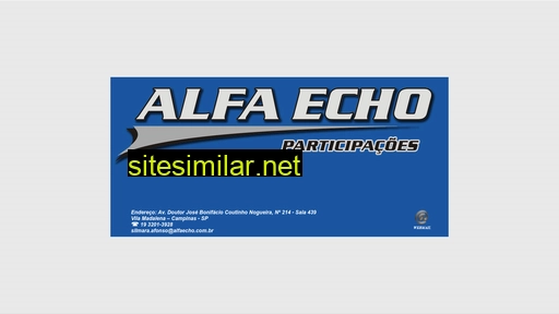 alfaecho.com.br alternative sites