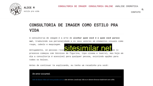 alicemestilo.com.br alternative sites
