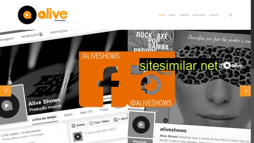 aliveshows.com.br alternative sites