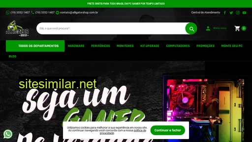 alligatorshop.com.br alternative sites