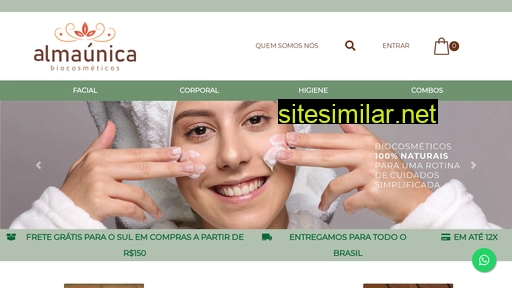 almaunicabiocosmeticos.com.br alternative sites
