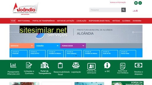 aloandia.go.gov.br alternative sites
