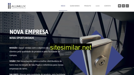 alumilux.com.br alternative sites
