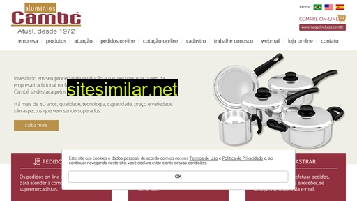 aluminioscambe.com.br alternative sites