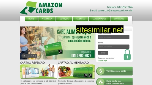 amazoncards.com.br alternative sites