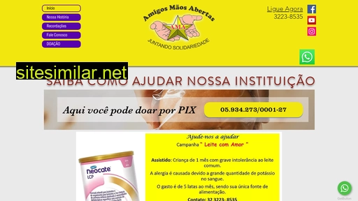 amigosmaosabertas.org.br alternative sites