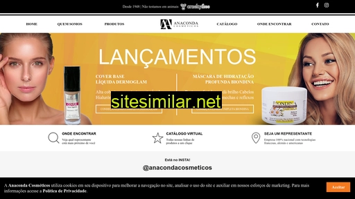 anacondacosmeticos.com.br alternative sites