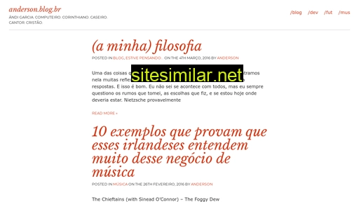 anderson.blog.br alternative sites
