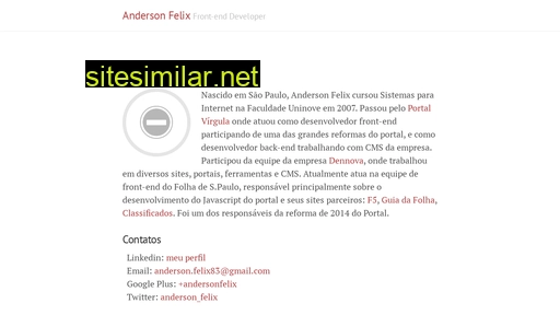 andersonfelix.com.br alternative sites