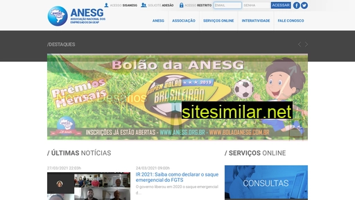 anesg.org.br alternative sites