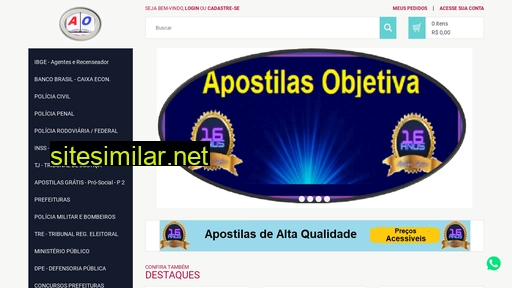 apostilasobjetiva.com.br alternative sites