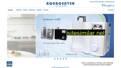 aquacenter.com.br alternative sites