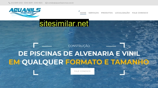 aquanilspiscinas.com.br alternative sites