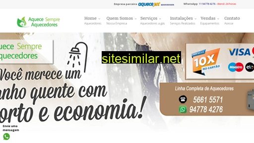 aquecesempreaquecedores.com.br alternative sites