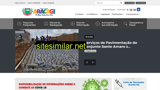 aracagi.pb.gov.br alternative sites