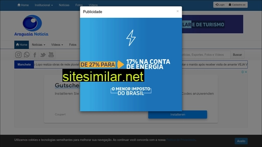 araguaianoticia.com.br alternative sites