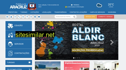 aracruz.es.gov.br alternative sites