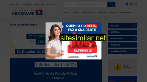 araquari.sc.gov.br alternative sites