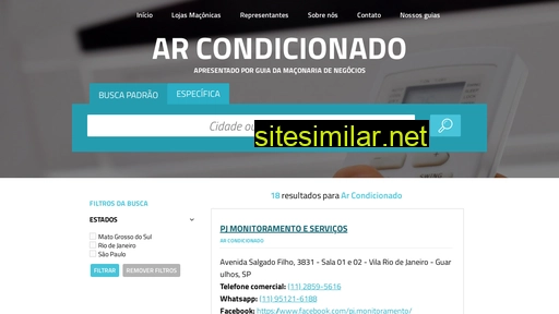 arcondicionadomac.com.br alternative sites