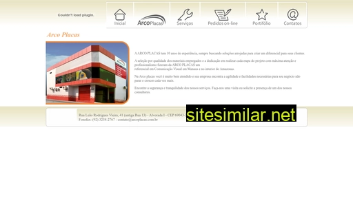 arcoplacas.com.br alternative sites