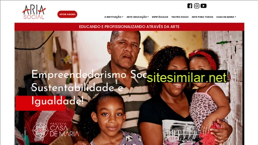 ariasocial.ong.br alternative sites