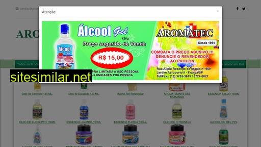 aromatec.com.br alternative sites