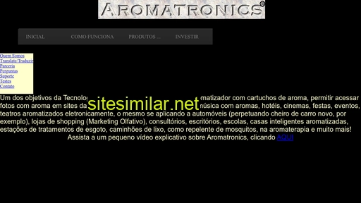 aromatronics.com.br alternative sites