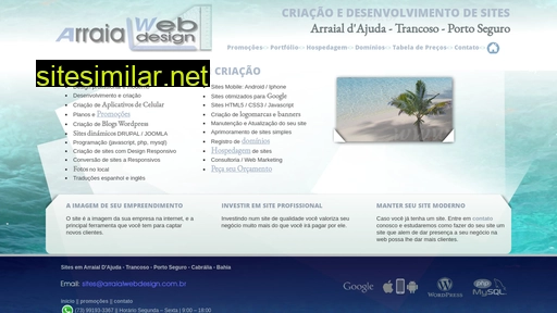Arraialwebdesign similar sites