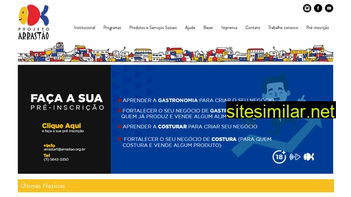 arrastao.org.br alternative sites